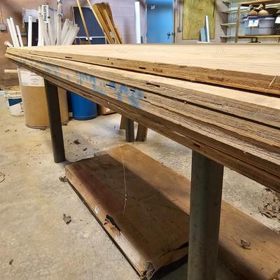 Four Sawhorses & Six Sheets of Plywood  (WS-JS)