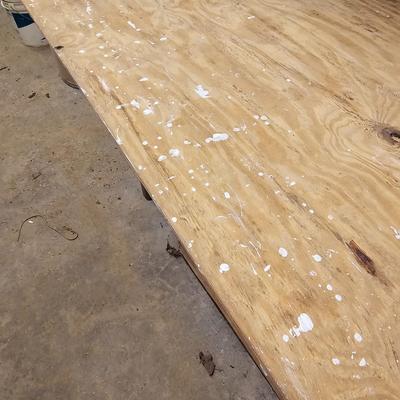 Four Sawhorses & Six Sheets of Plywood  (WS-JS)