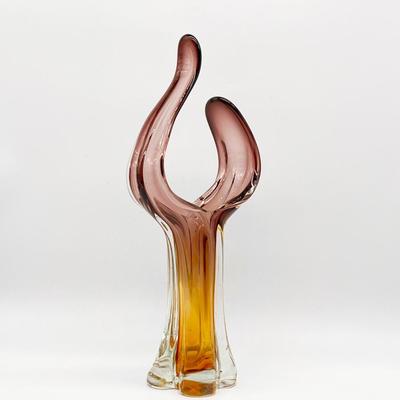 MURANO ~ 15â€ Modern Art Glass Vase