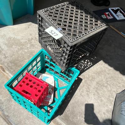 3 Plastic Crates