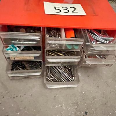 Nails w/ Storage Drawers, and Various Electrical