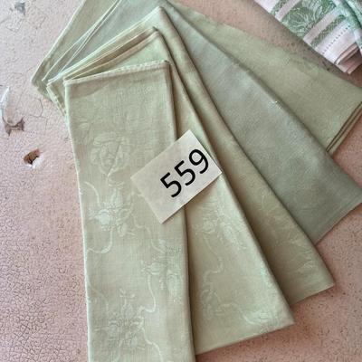 Green Cloth Napkins
