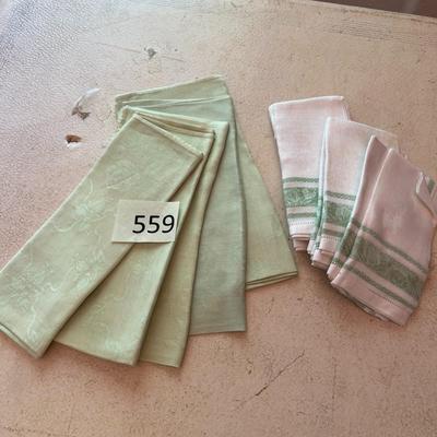 Green Cloth Napkins