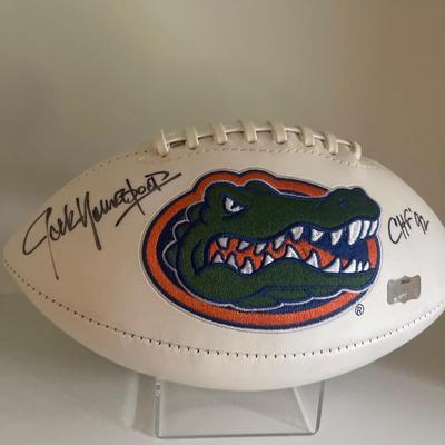 Jack Youngblood Autographed football