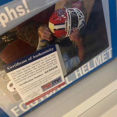 Tim Tebow augraphed helmet