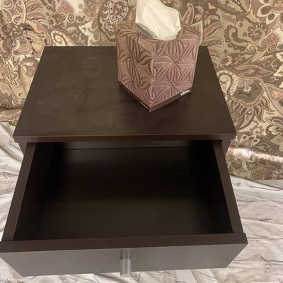 Dark wood side table/dresser