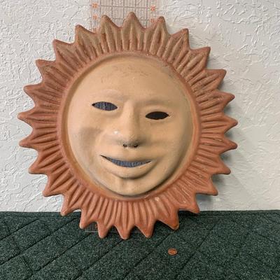 Ceramic Sun Decor