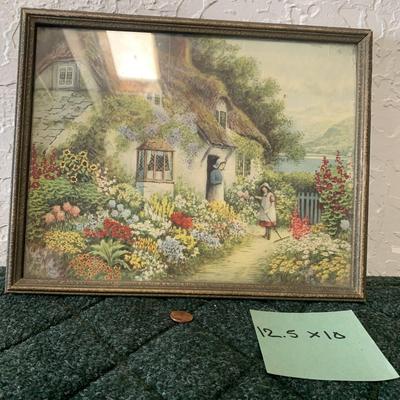 Adorable Framed photo of cottage
