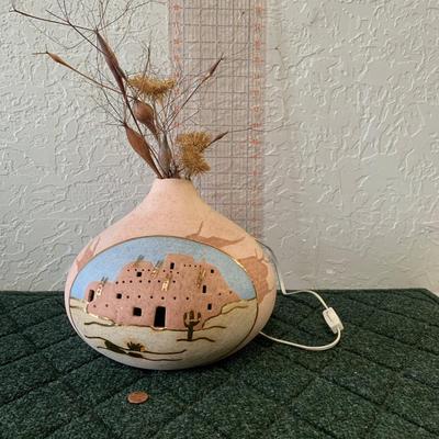 Southwest Style Gorgeous Vase - Lamp