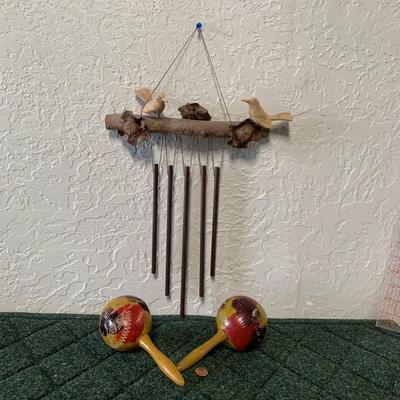 Bird Wind Chime & Maracas