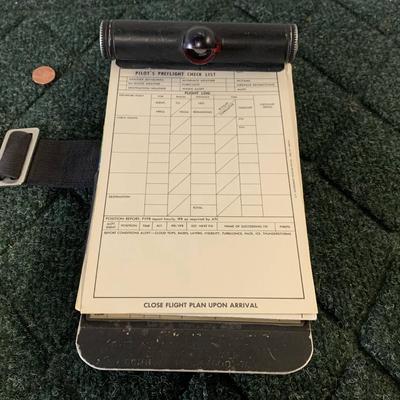 Vintage Pilot Writing Pad & Preflight Checklists