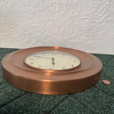 Copper Wall Clock