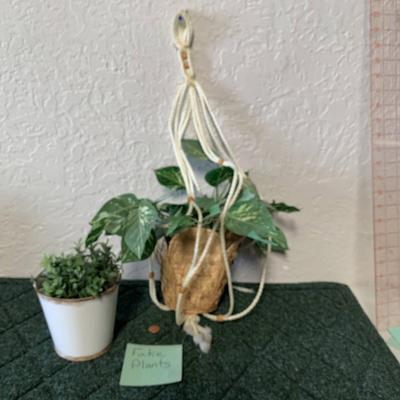 2 Faux Plants
