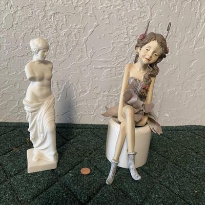 2 Women Figurines