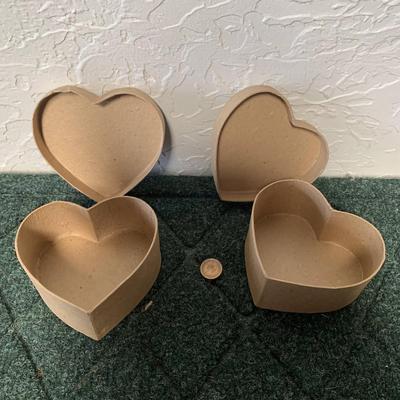 2 Heart Shaped Boxes & Sunburst Mirror