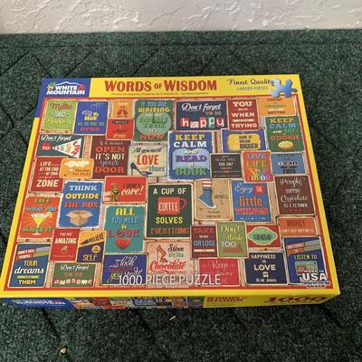 1000 Piece Words Of Wisdom Puzzle