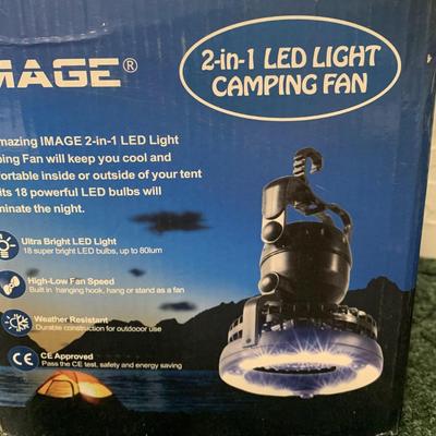 LED Camping Light & Fan