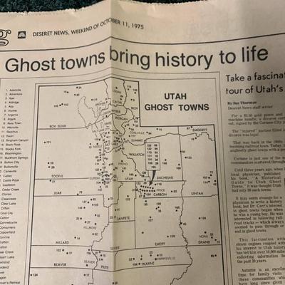 Deseret News Paper from Oct 1975