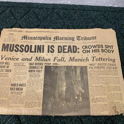 Minneapolis Morning Tribune from April 1945