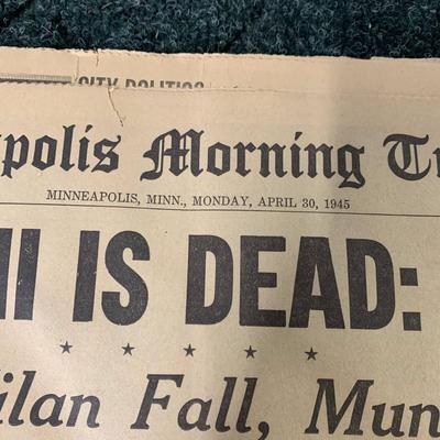 Minneapolis Morning Tribune from April 1945