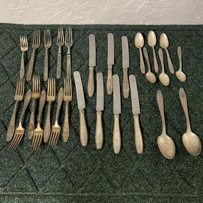 27 Piece Silverware Set