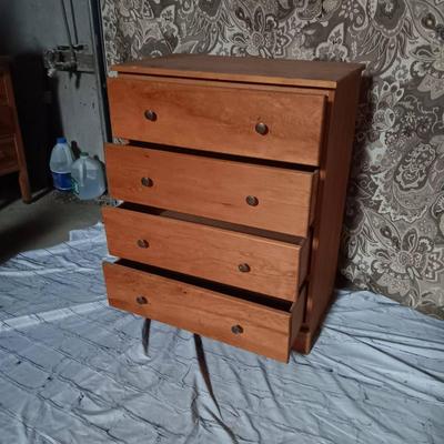 4 Drawer Wooden Dresser