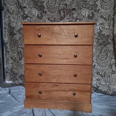 4 Drawer Wooden Dresser