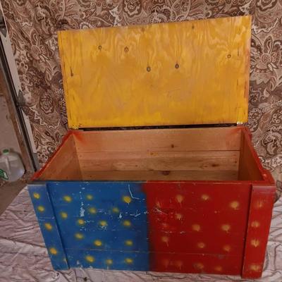 Wooden Toy/Tool Chest