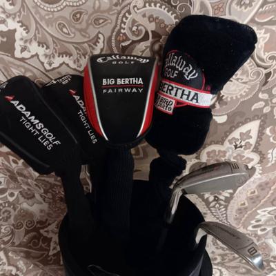 SportsTrek 180 Golf Bag with 8 Clubs