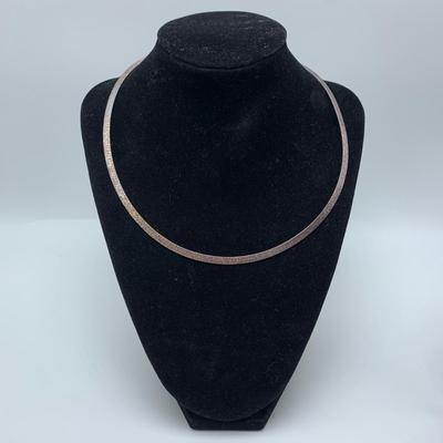 SARDA Stamped 925 Collar Necklace with Two Chains, Clamp Bangle, and Matching Necklace and Bangle Set (B3-KW)
