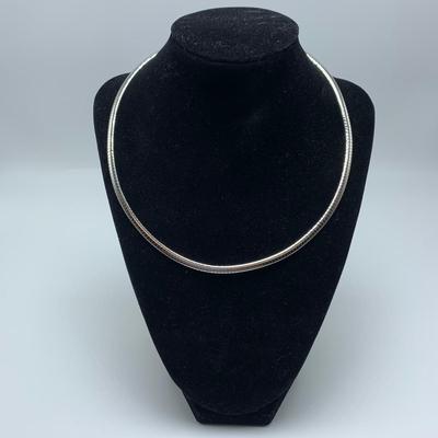 SARDA Stamped 925 Collar Necklace with Two Chains, Clamp Bangle, and Matching Necklace and Bangle Set (B3-KW)