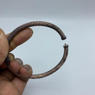 SARDA Stamped 925 Collar Necklace with Two Chains, Clamp Bangle, and Matching Necklace and Bangle Set (B3-KW)