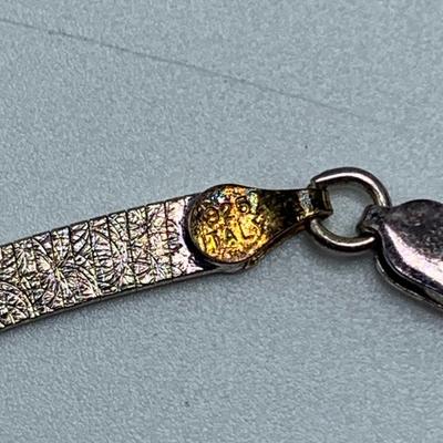 SARDA Stamped 925 Collar Necklace with Two Chains, Clamp Bangle, and Matching Necklace and Bangle Set (B3-KW)