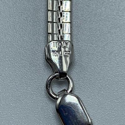 SARDA Stamped 925 Collar Necklace with Two Chains, Clamp Bangle, and Matching Necklace and Bangle Set (B3-KW)