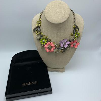 Selection of Joan Rivers Pins with Beaded Bracelets, and Necklace (B3-KW)