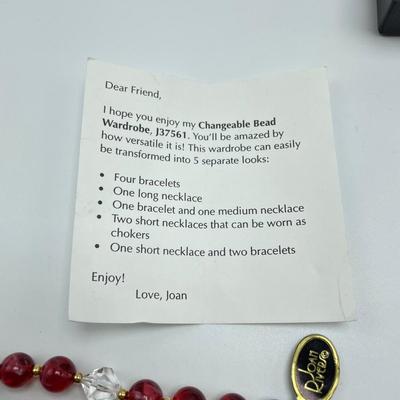 Selection of Joan Rivers Pins with Beaded Bracelets, and Necklace (B3-KW)