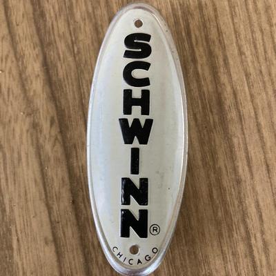 Schwinn bike head tube label