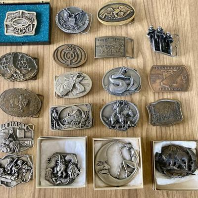 Belt buckle collection