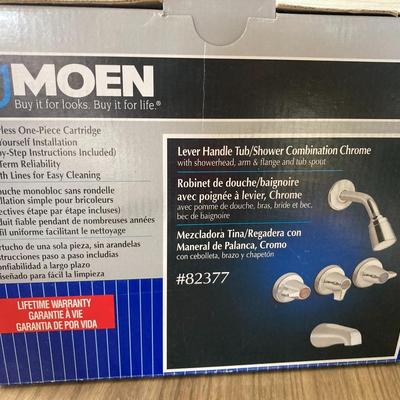 Moen Lever Handle Tub Shower Combo Chrome