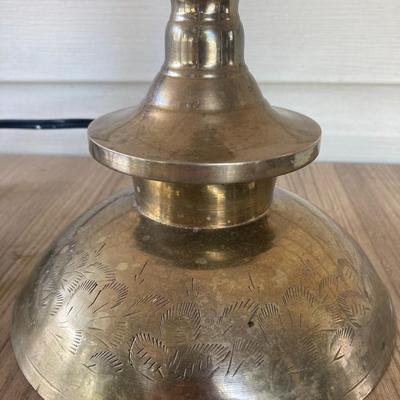 Brass and Ceramic Lamp