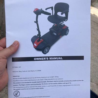 New Motorized Ambulatory Scooter