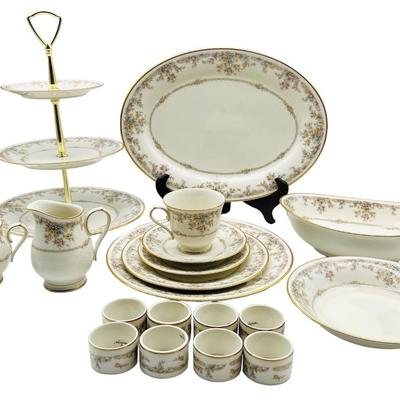 NORITAKE Ivory China Serving For 12