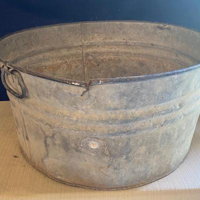 Large Galvanized Tub