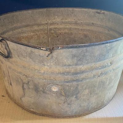 Large Galvanized Tub