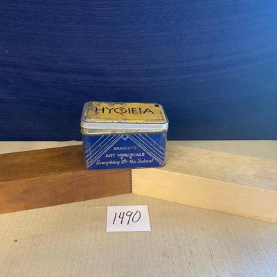 Vintage Wooden Boxes and Tin