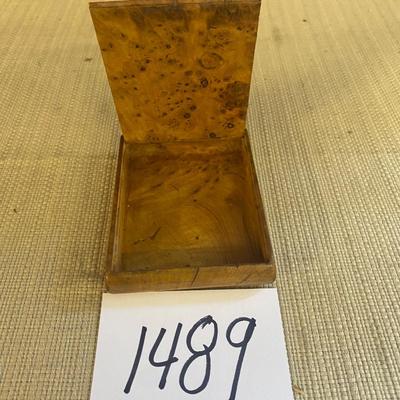 Vintage Wood Cigarette Case
