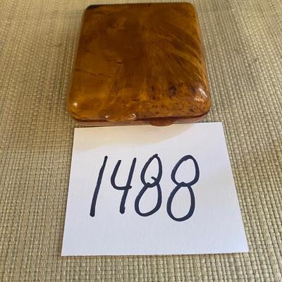 Vintage Wood Cigarette Case