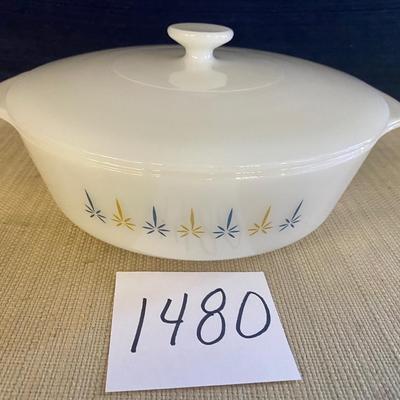 Vintage New Fire-King Casserole Dish