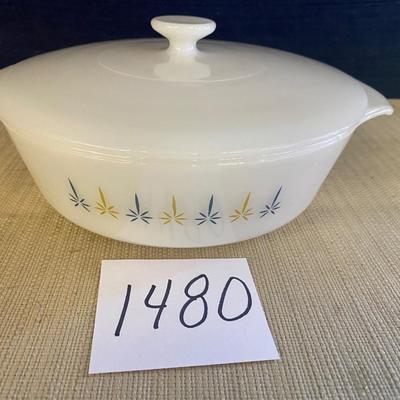Vintage New Fire-King Casserole Dish
