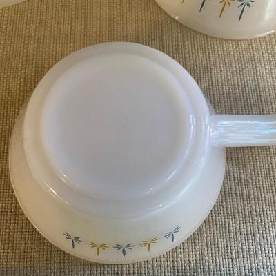 Vintage New  Fire-King Soup Bowls w/Handle